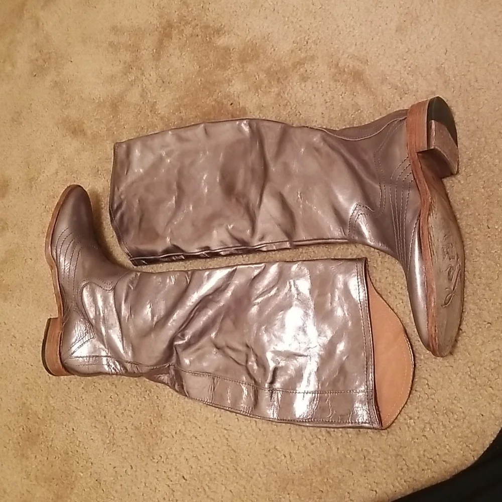 Free People Over the knee Leather boots